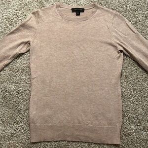 Ann Taylor Crewneck Sweater - XS light pink